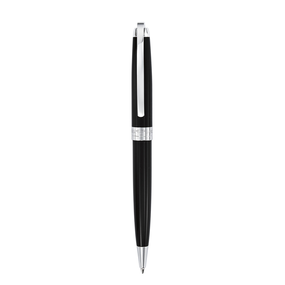 Murex Glossy Black and Silver Ballpoint Pen - MURPN-0009