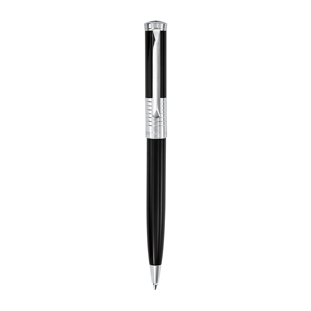 قلم بولبوينت باللون الأسود وفضي من موريكس - MURPN-0001