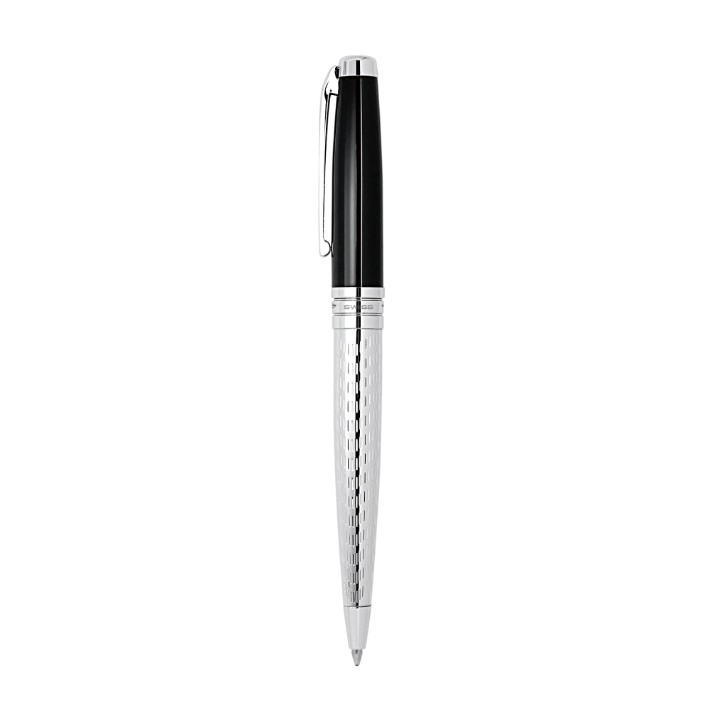 قلم بولبوينت باللون الأسود وفضي من موريكس - MURPN-0018