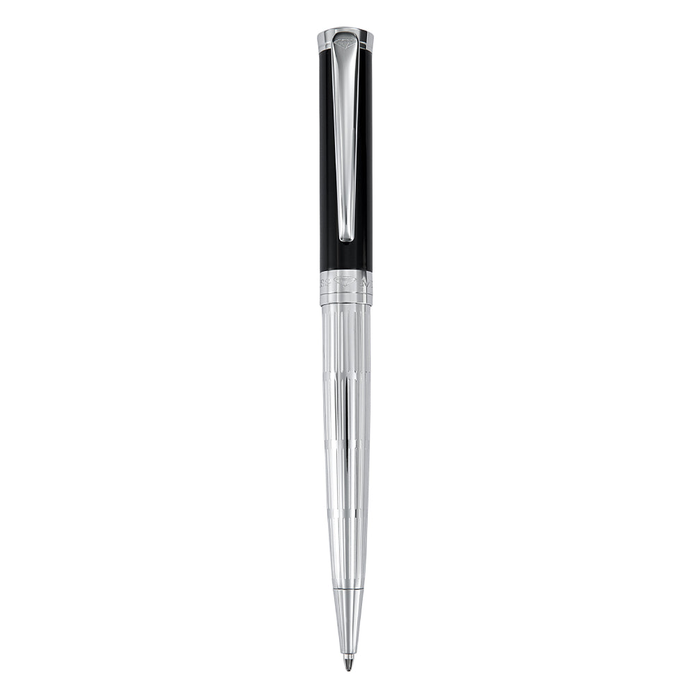 قلم بولبوينت باللون الأسود وفضي من موريكس - MURPN-0015