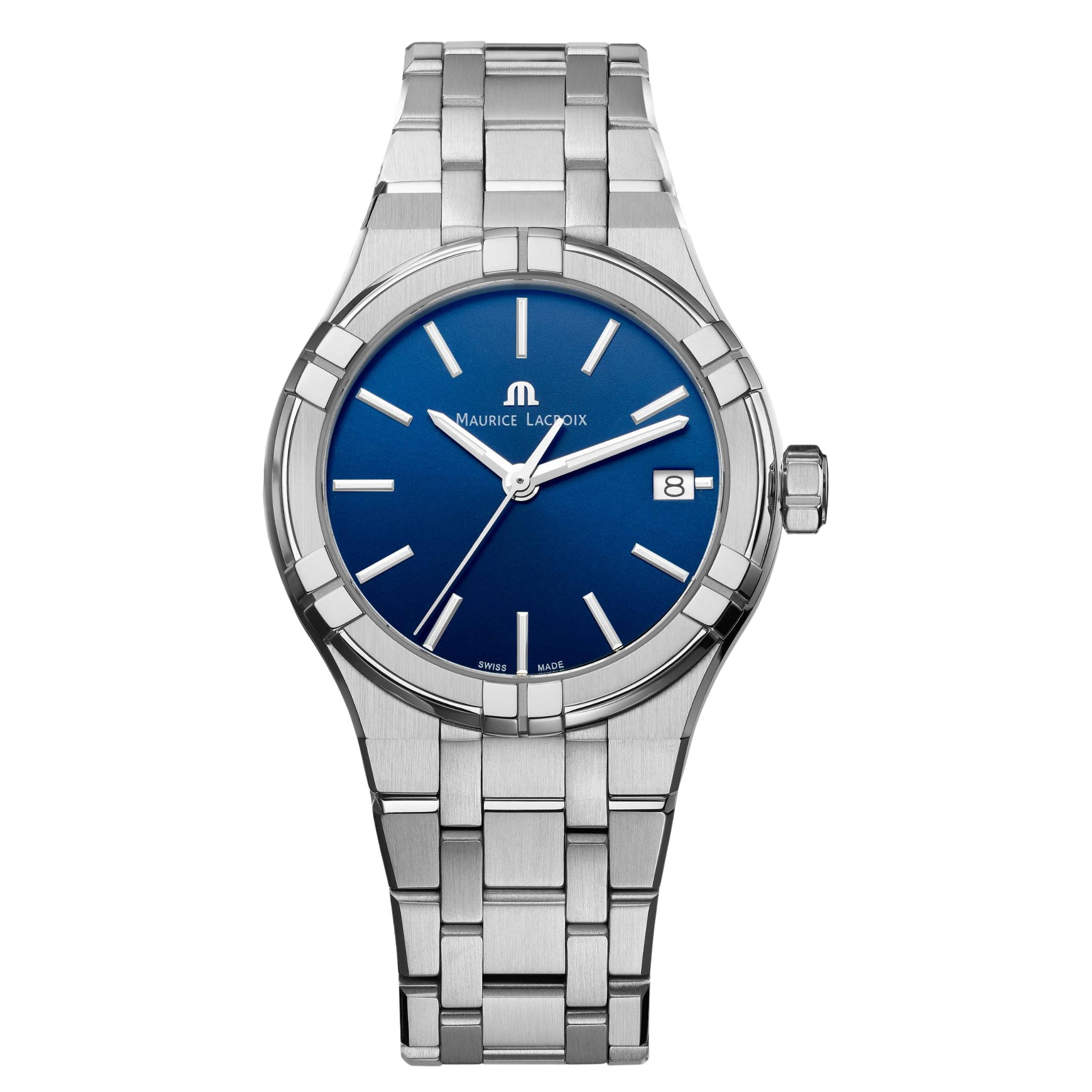 Maurice Lacroix Women's Icon Blue Dial Watch MLC-0004