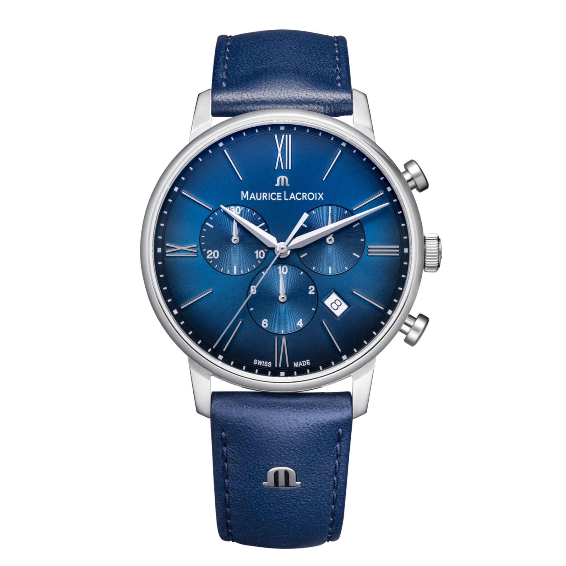 Maurice Lacroix Men's Eliros Chronograph Blue Dial Watch MLC-0017