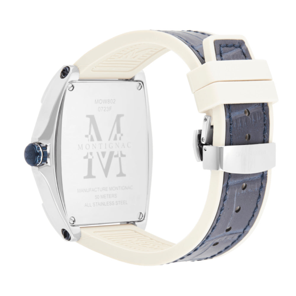 Montignac Men's Quartz Watch with Blue Dial - MNG-0021