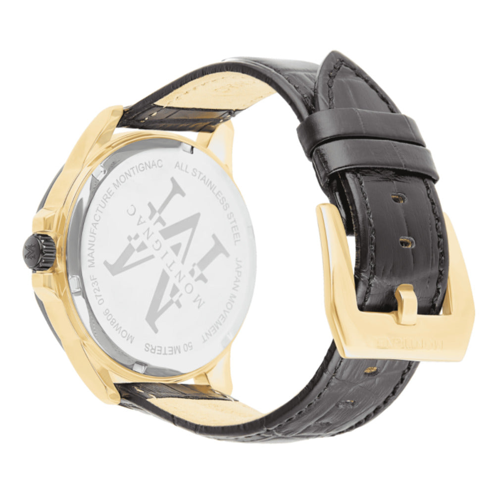 Montignac Men's Quartz Watch with Green Dial - MNG-0024