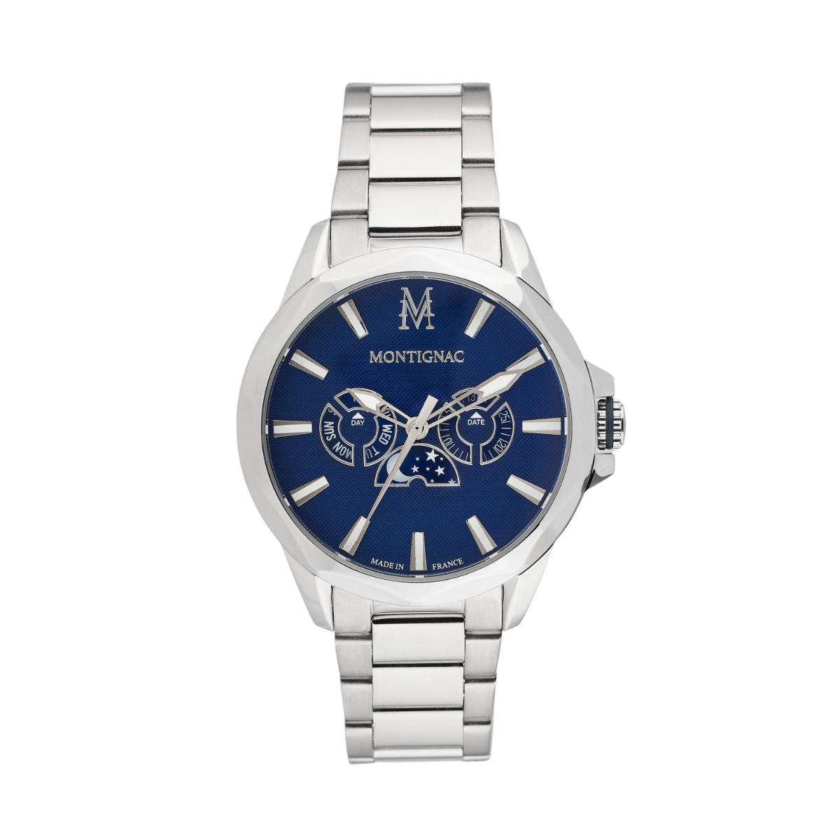 Montagnac Men's Quartz Watch with Navy Dial MNG-0032