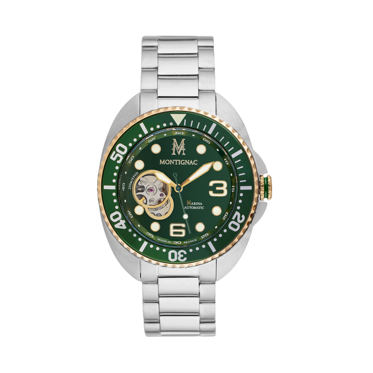 Montagnac Men's Automatic Watch with Green Dial MNG-0034