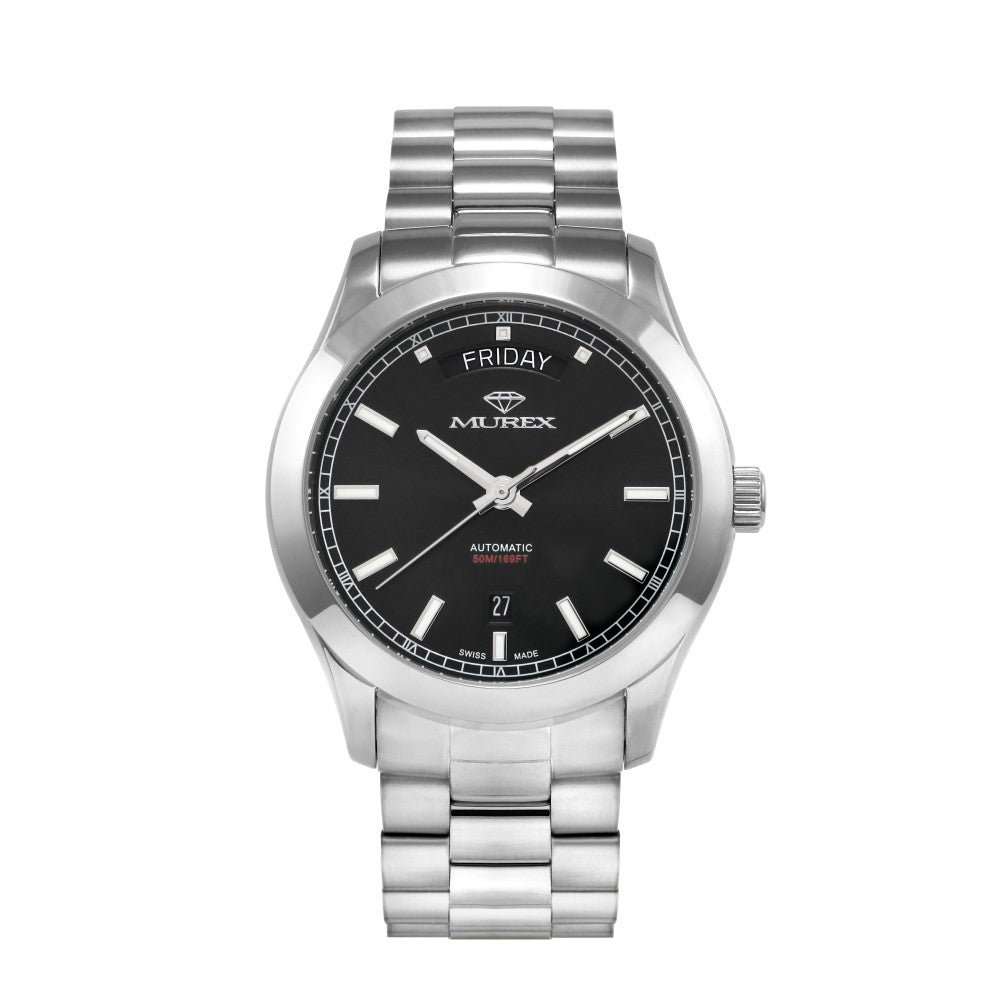 Murex Men's Watch, Automatic Movement, Black Dial - MUR-0077