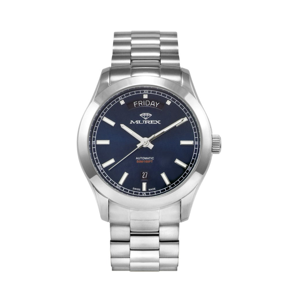 Murex Men's Watch, Automatic Movement, Blue Dial - MUR-0078