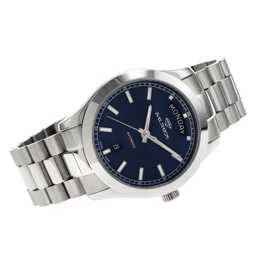 Murex Men's Watch, Automatic Movement, Blue Dial - MUR-0078