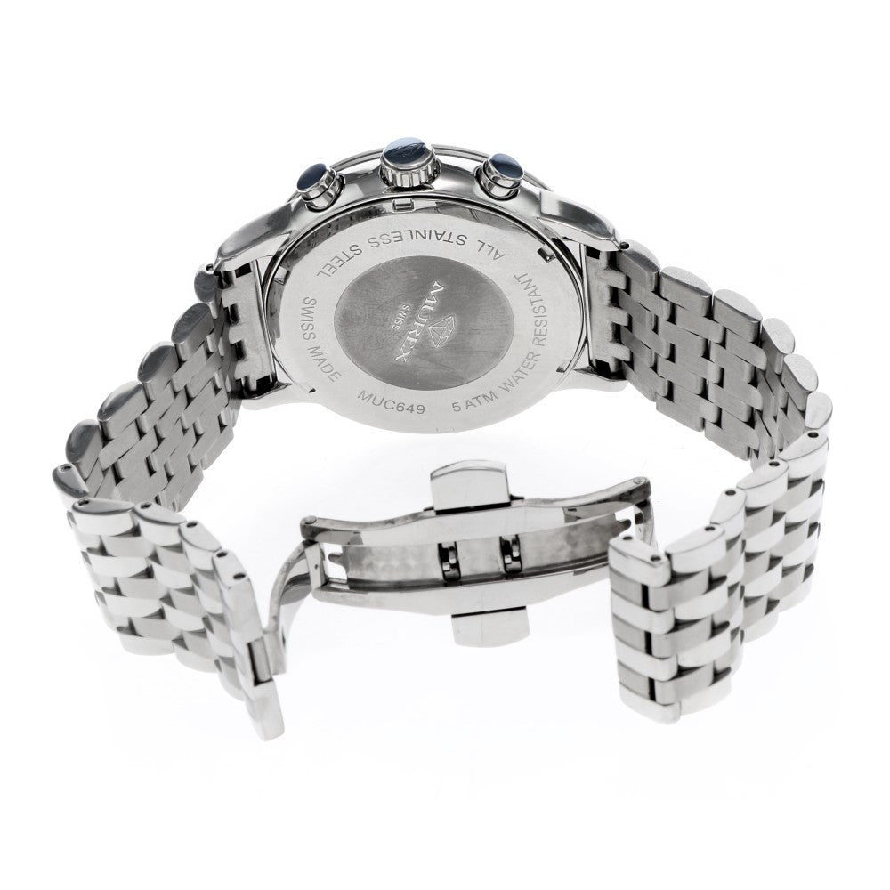 Murex men's watch with quartz movement and gray dial color - MUR-0058