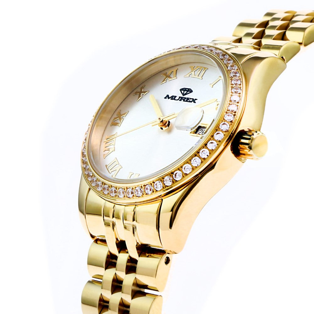 Murex Women's Quartz Watch with Pearly White Dial - MUR-0016