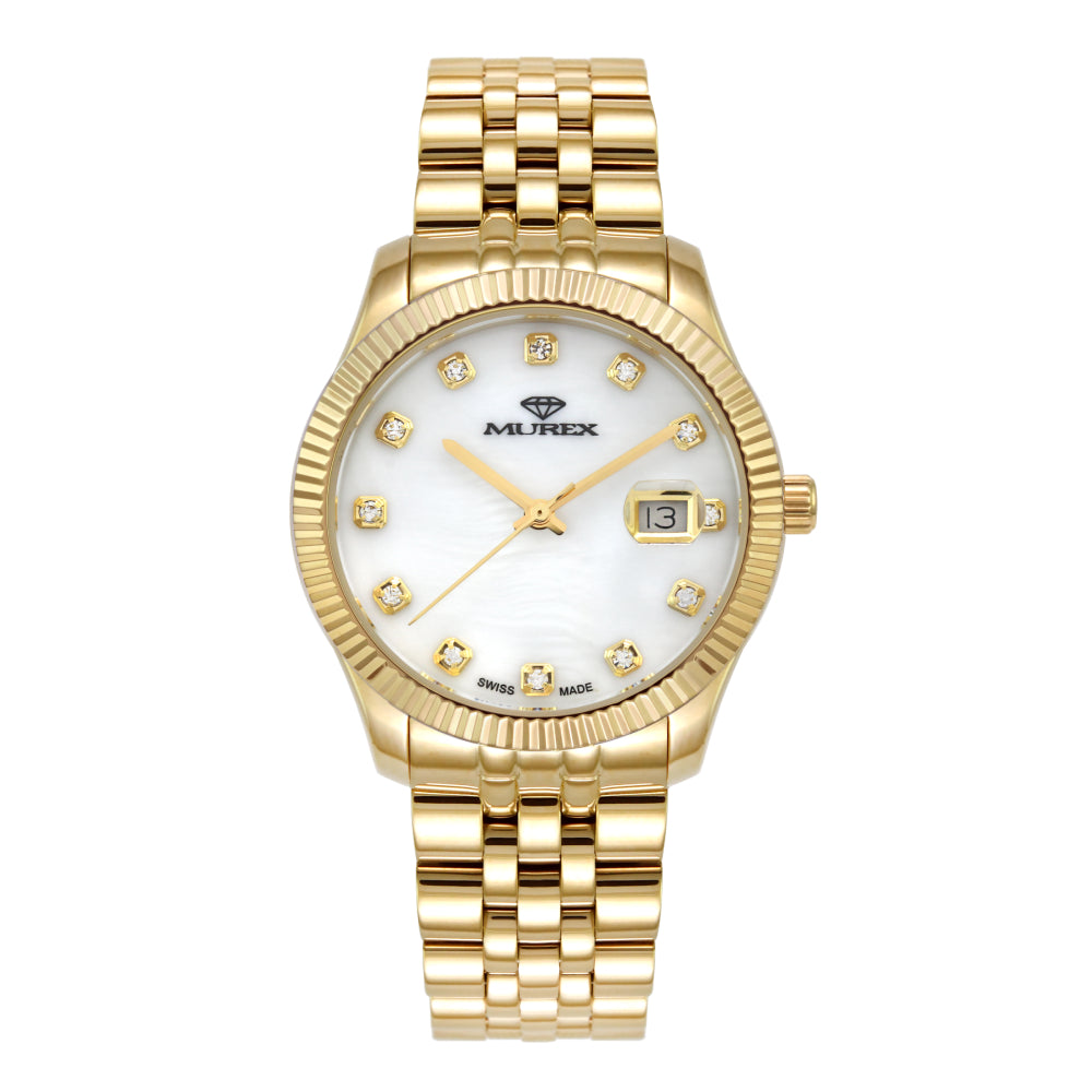 Murex Women's Quartz Watch with Pearly White Dial - MUR-0019