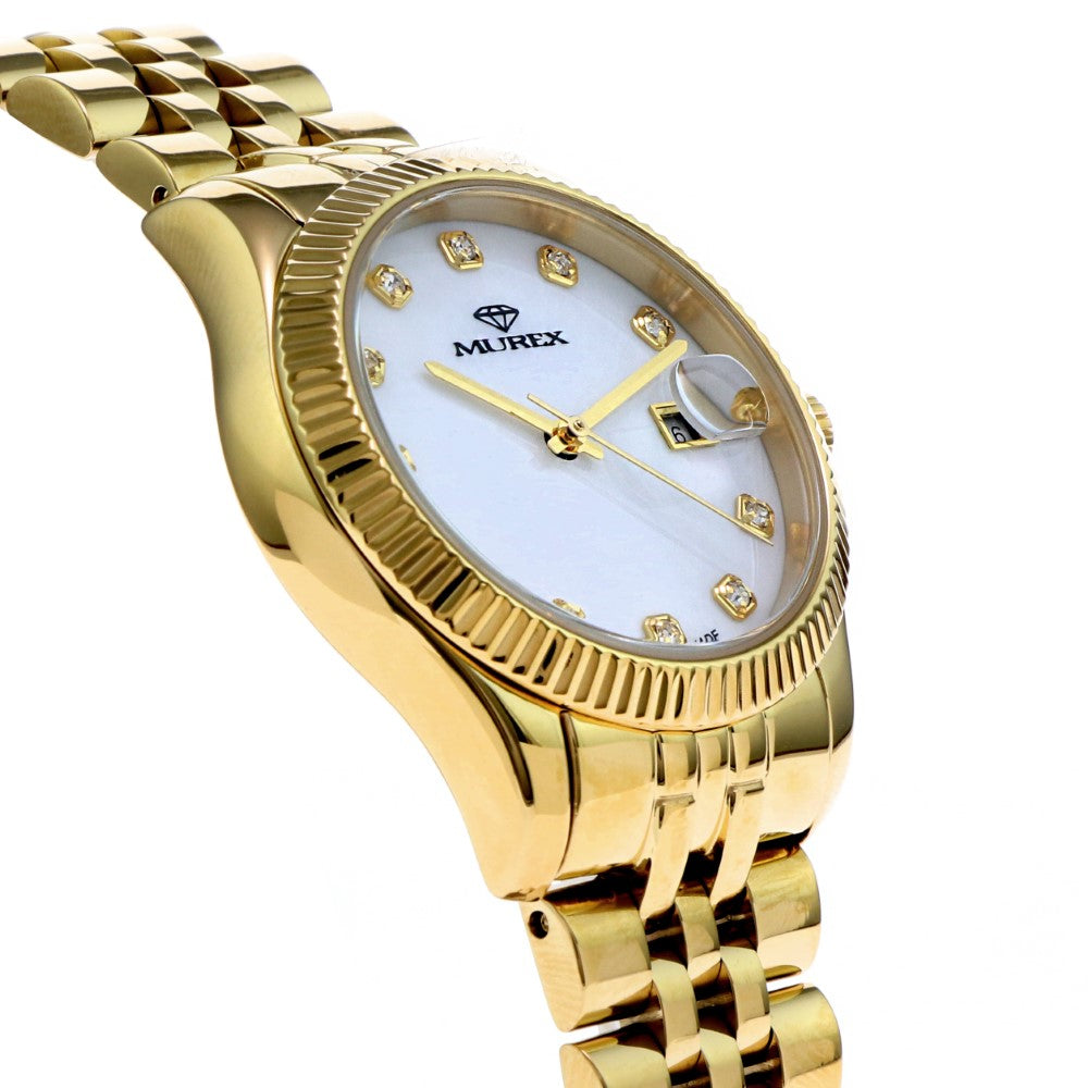 Murex Women's Quartz Watch with Pearly White Dial - MUR-0019