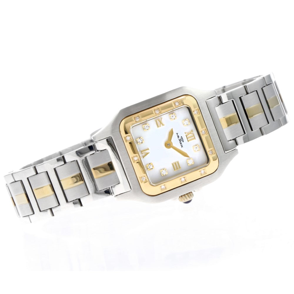 Murex Women's Quartz Watch with Pearly White Dial - MUR-0101 (20/D 0.12CT)