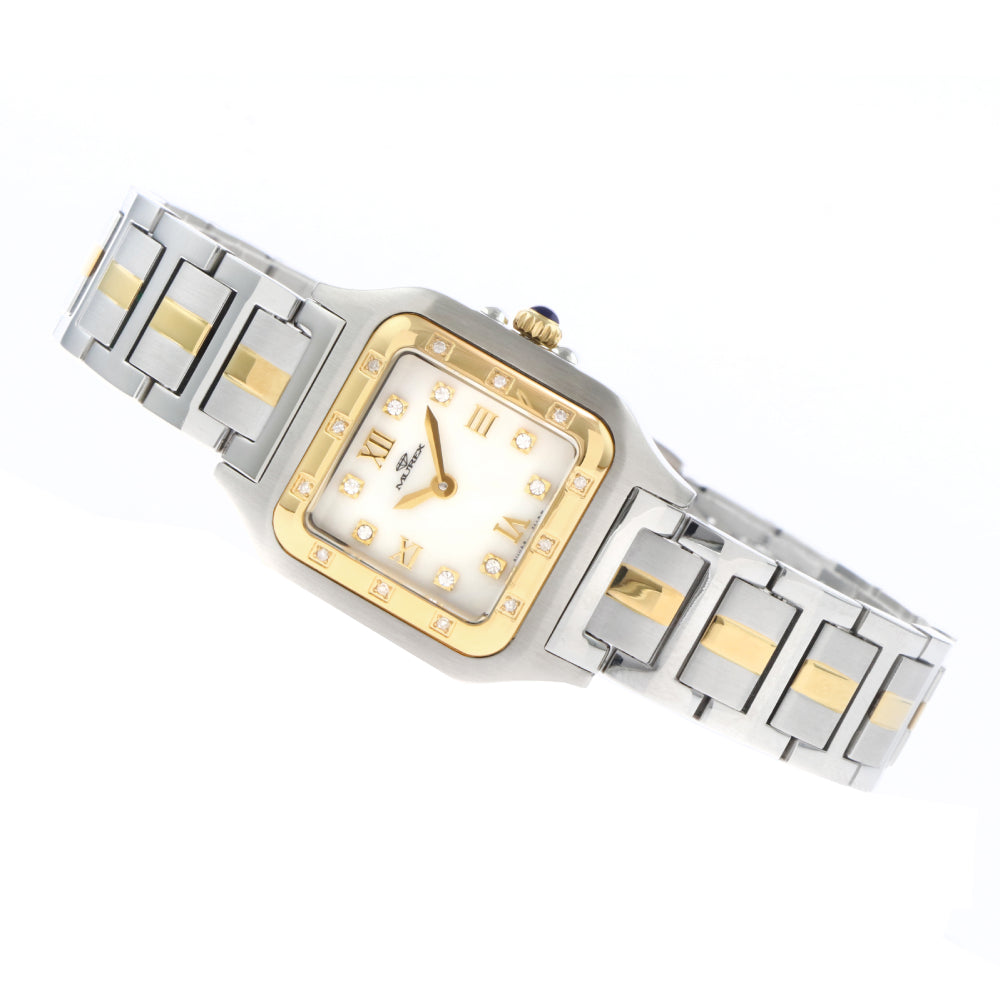 Murex Women's Quartz Watch with Pearly White Dial - MUR-0101 (20/D 0.12CT)