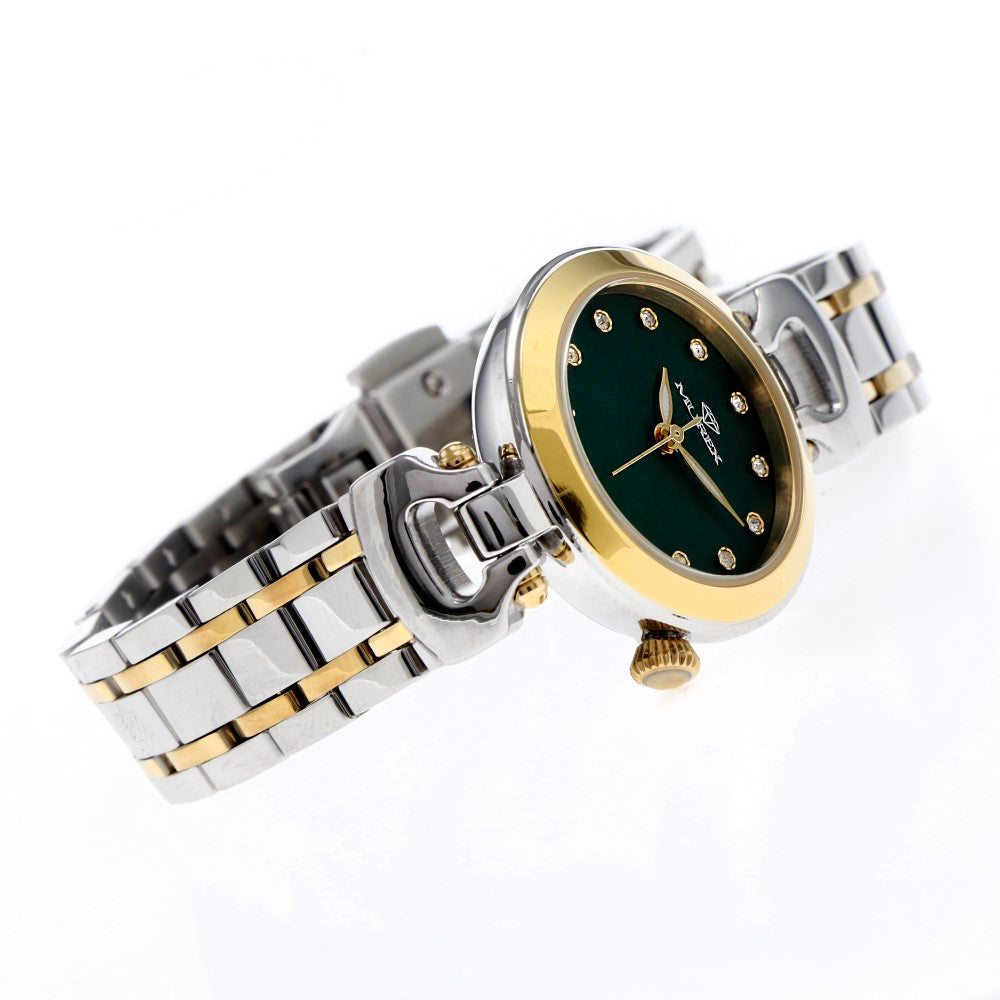 Murex women's watch with quartz movement and green dial - MUR-0001