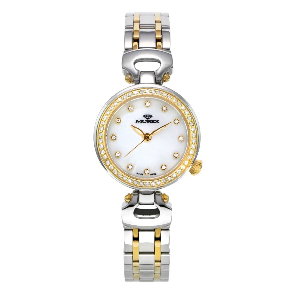 Murex Women's Quartz Watch with Pearly White Dial - MUR-0087 (50/D 0.26CT)