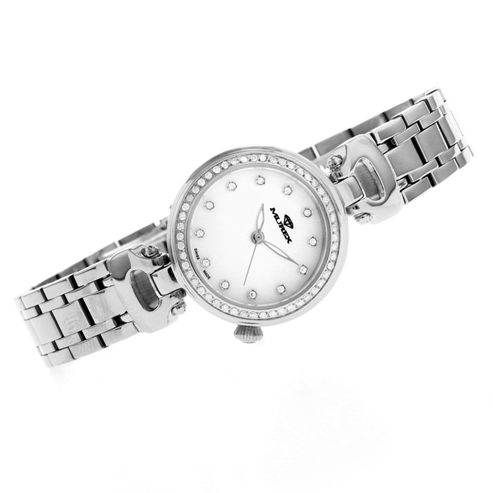 Murex Women's Quartz Watch with Pearly White Dial - MUR-0086 (50/D 0.26CT)