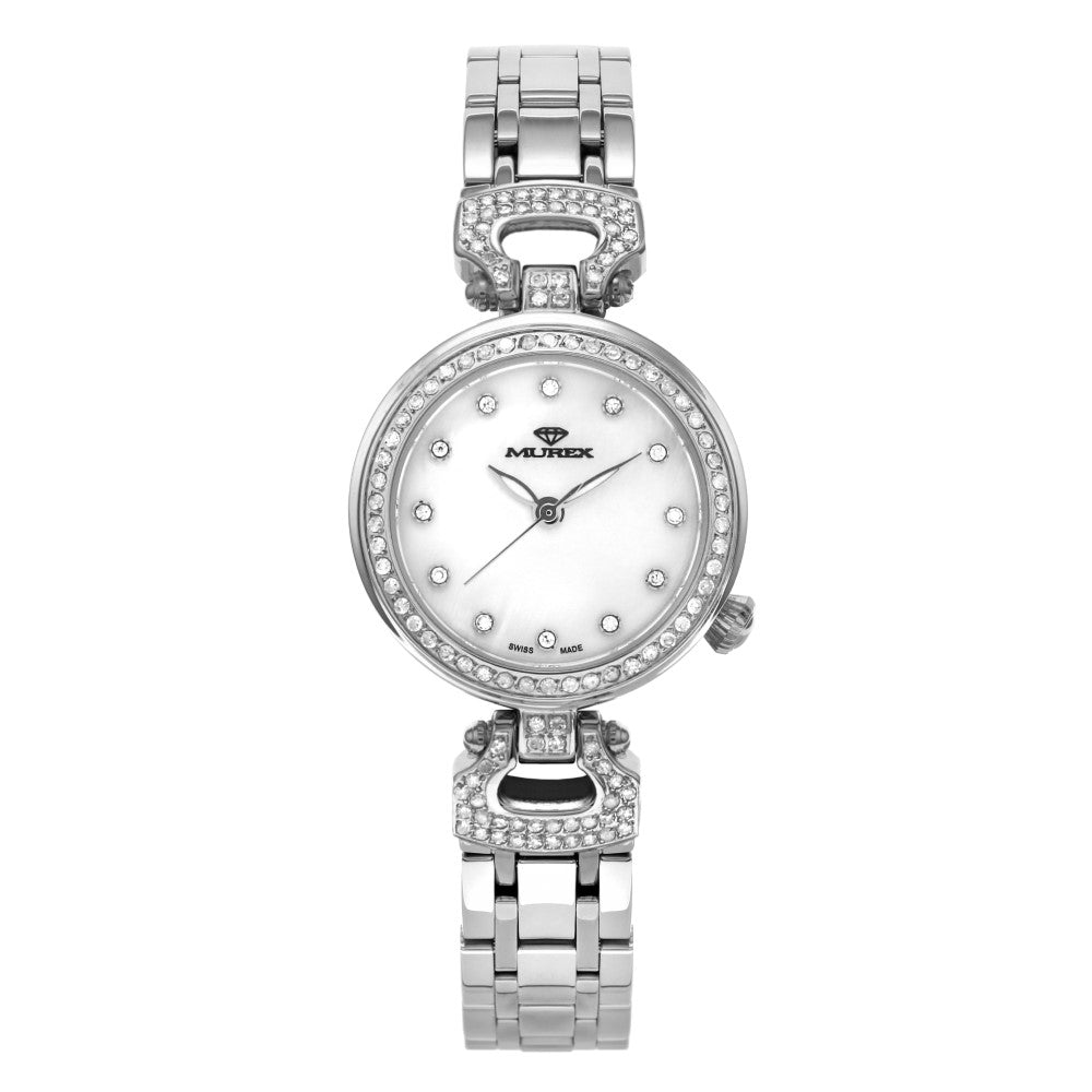 Murex Women's Quartz Watch with Pearly White Dial - MUR-0082 (144/D 0.75CT)
