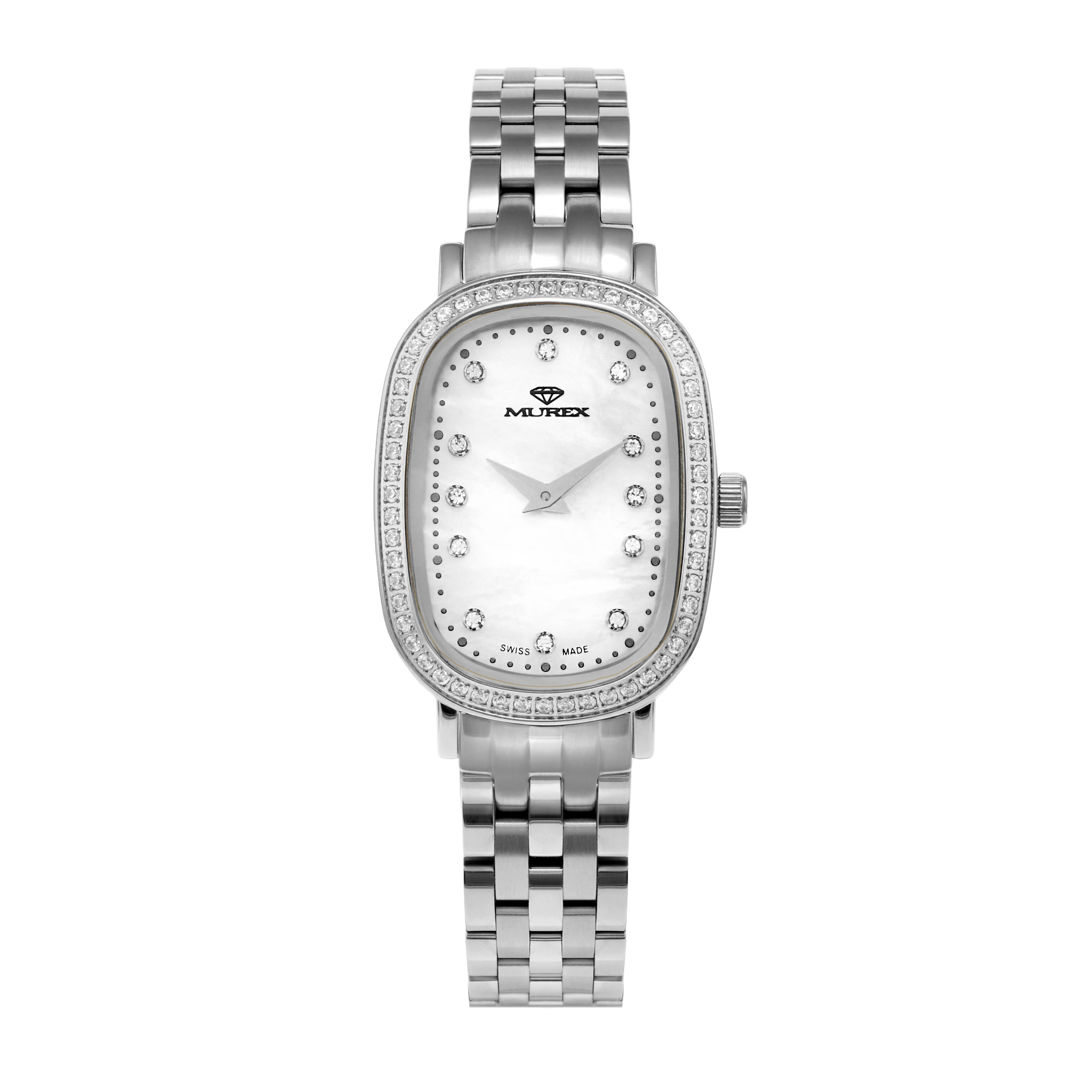 ساعة موريكس النسائية بحركة كوارتز ولون مينا لؤلؤي - MUR-0141