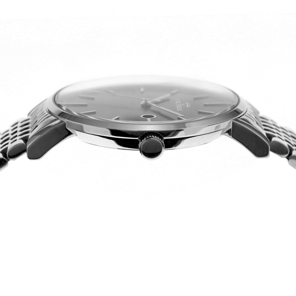 ساعة موريكس الرجالية بحركة كوارتز ولون مينا أسود - MUR-0042