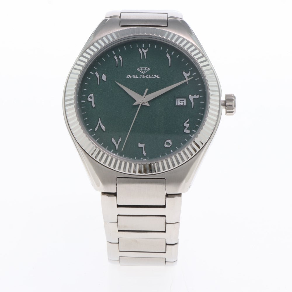 Murex men's watch with quartz movement and green dial color - MUR-0057