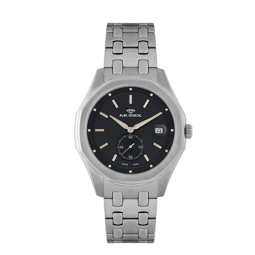 Murex men's watch with quartz movement and blue dial color - MUR-0002