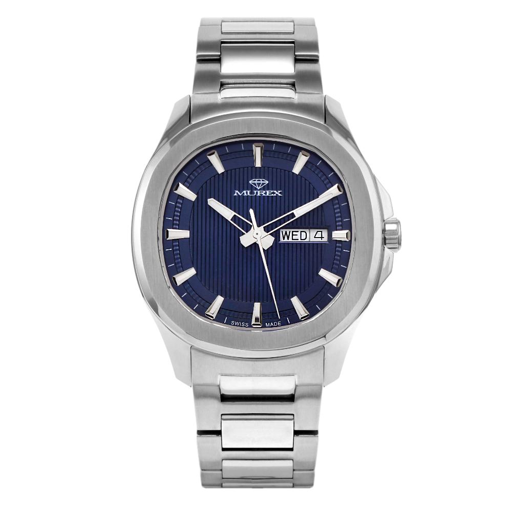 ساعة موريكس الرجالية كوارتز بمينا أزرق – MUR-0193