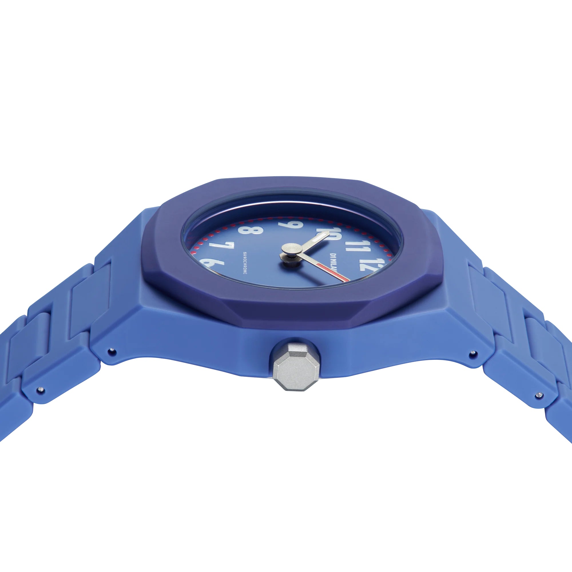 ساعة دي وان ميلانو بحركة كوارتز ولون مينا أزرق - ML-0340