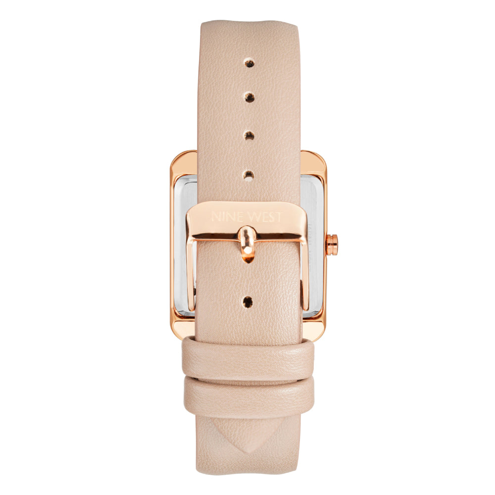Nine West Women's Quartz Watch with Rose Gold Dial - NW-0064