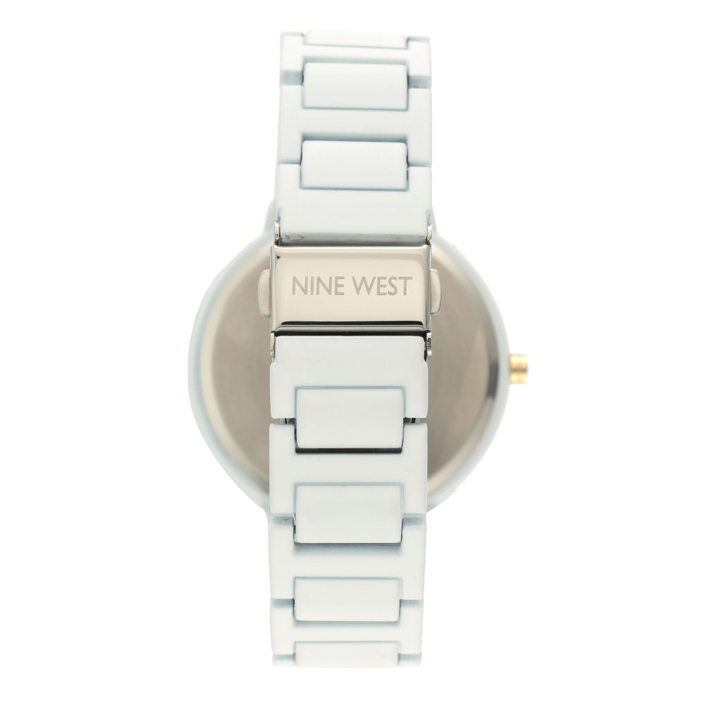 Nine West Women's Quartz Watch with Marble Dial - NW-0070