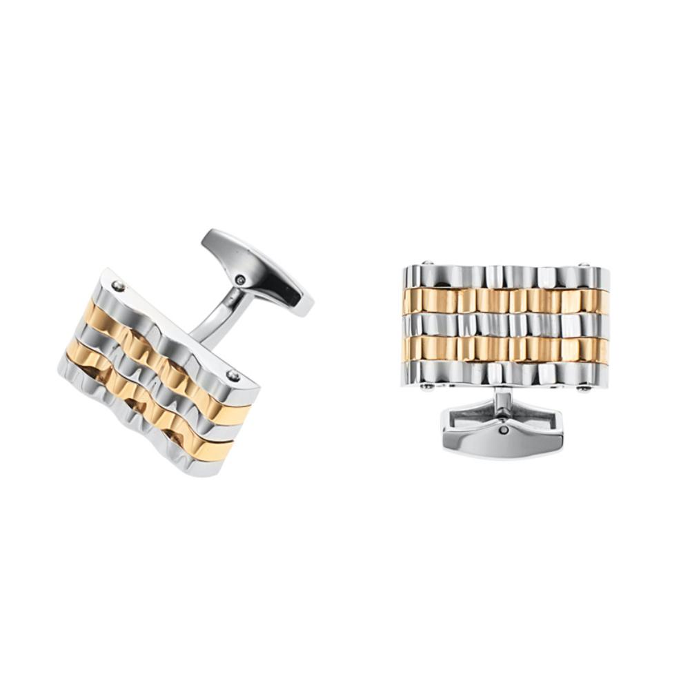 أزرار أكمام أوبتيما باللونين الذهبي والفضي – OPTCF-0012