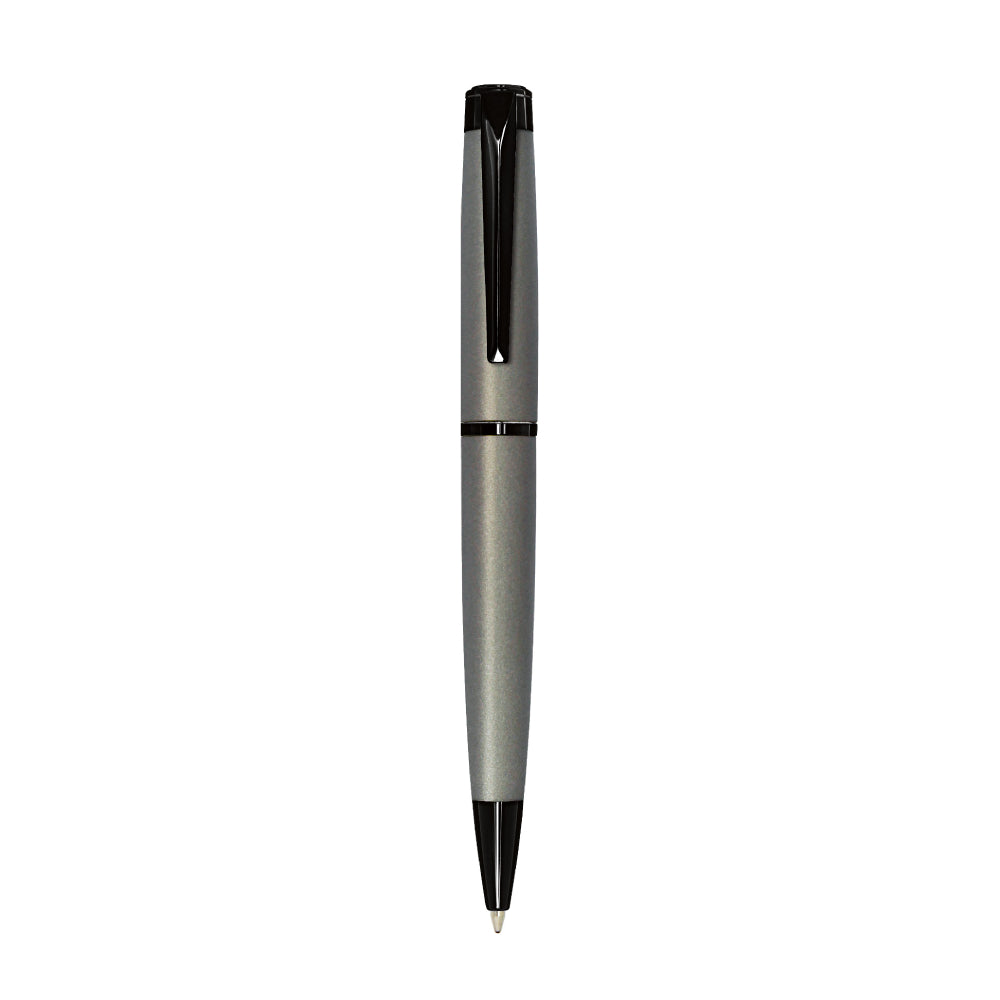 Optima Matte Black and Gray Ballpoint Pen - OPTPN-0016