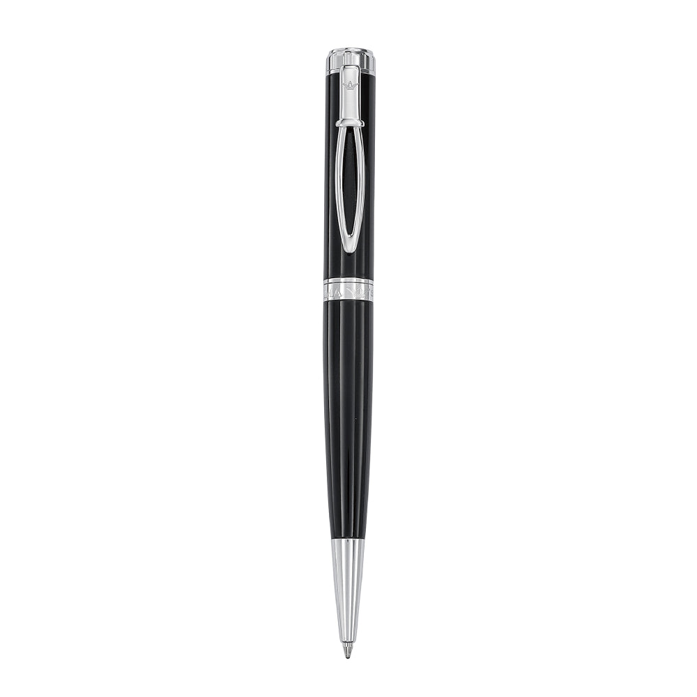 قلم بولبوينت باللون الأسود وفضي من أوبتيما - OPTPN-0005