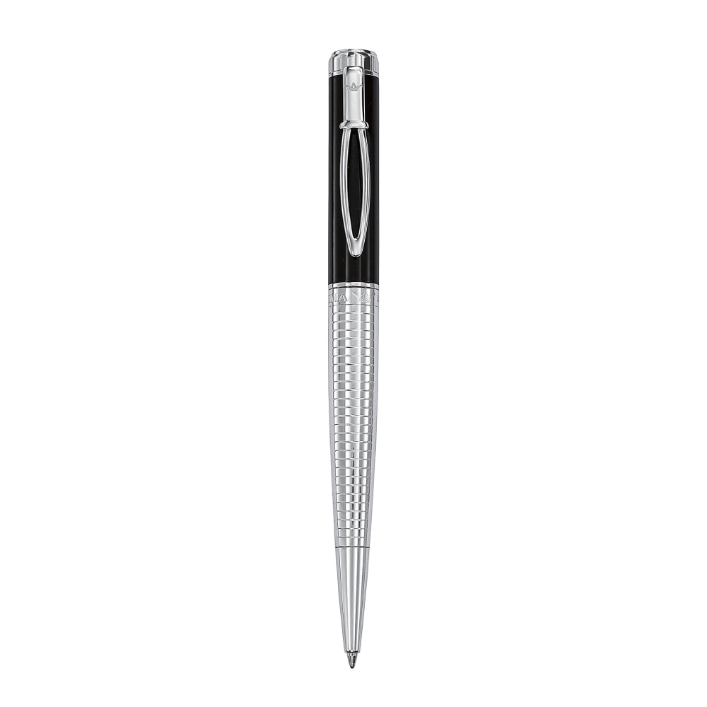 قلم بولبوينت باللون الأسود وفضي من أوبتيما - OPTPN-0006