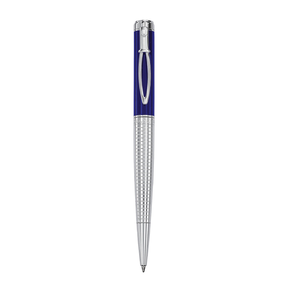 قلم بولبوينت باللون الأزرق وفضي من أوبتيما - OPTPN-0007