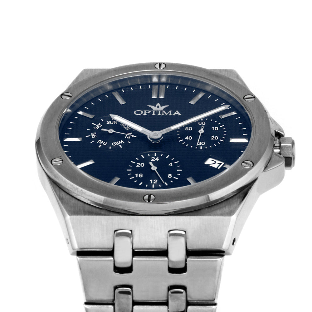 Optima Men's Quartz Watch with Blue Dial - OPT-0127