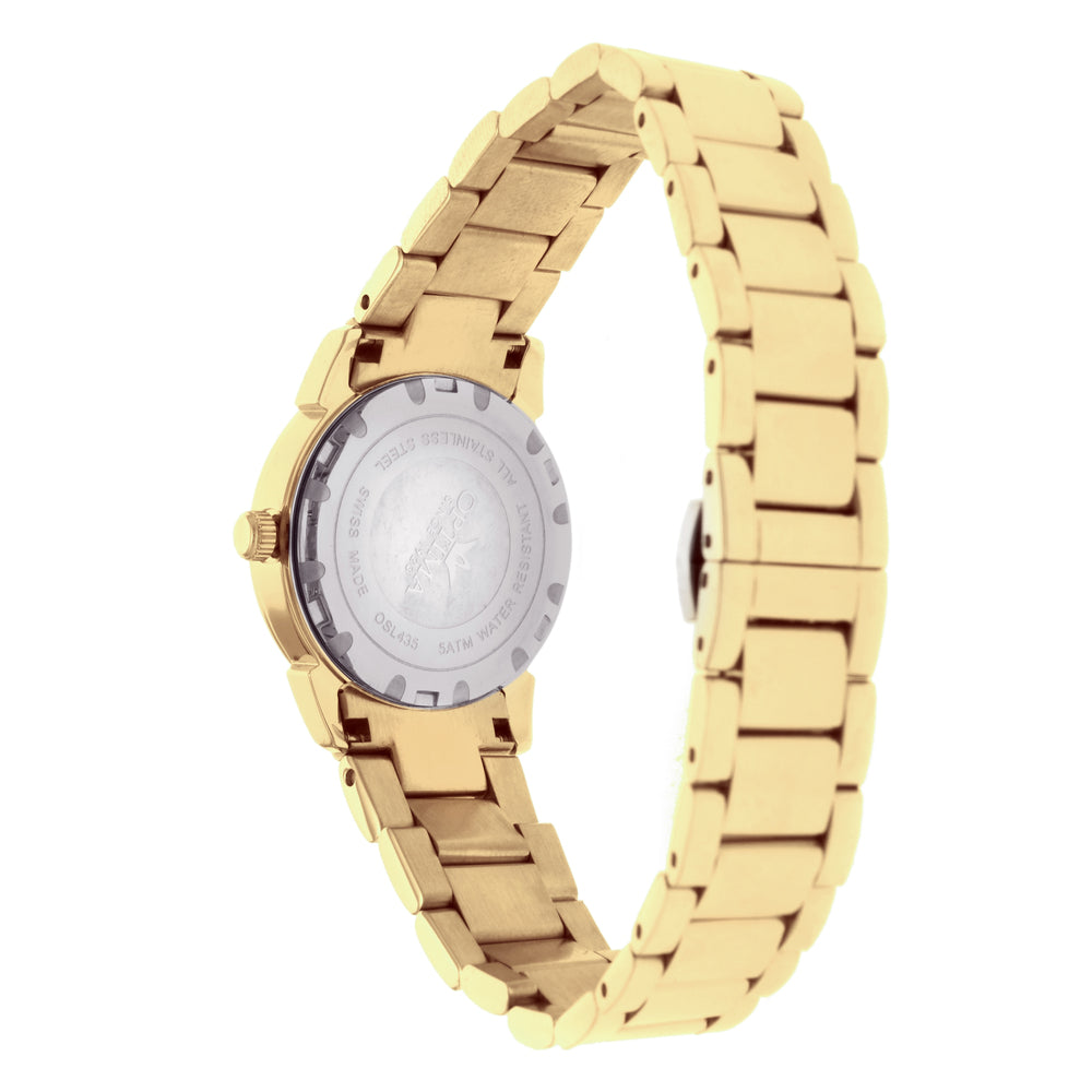 Optima Women's Swiss Quartz Watch with White Dial - OPT-0014