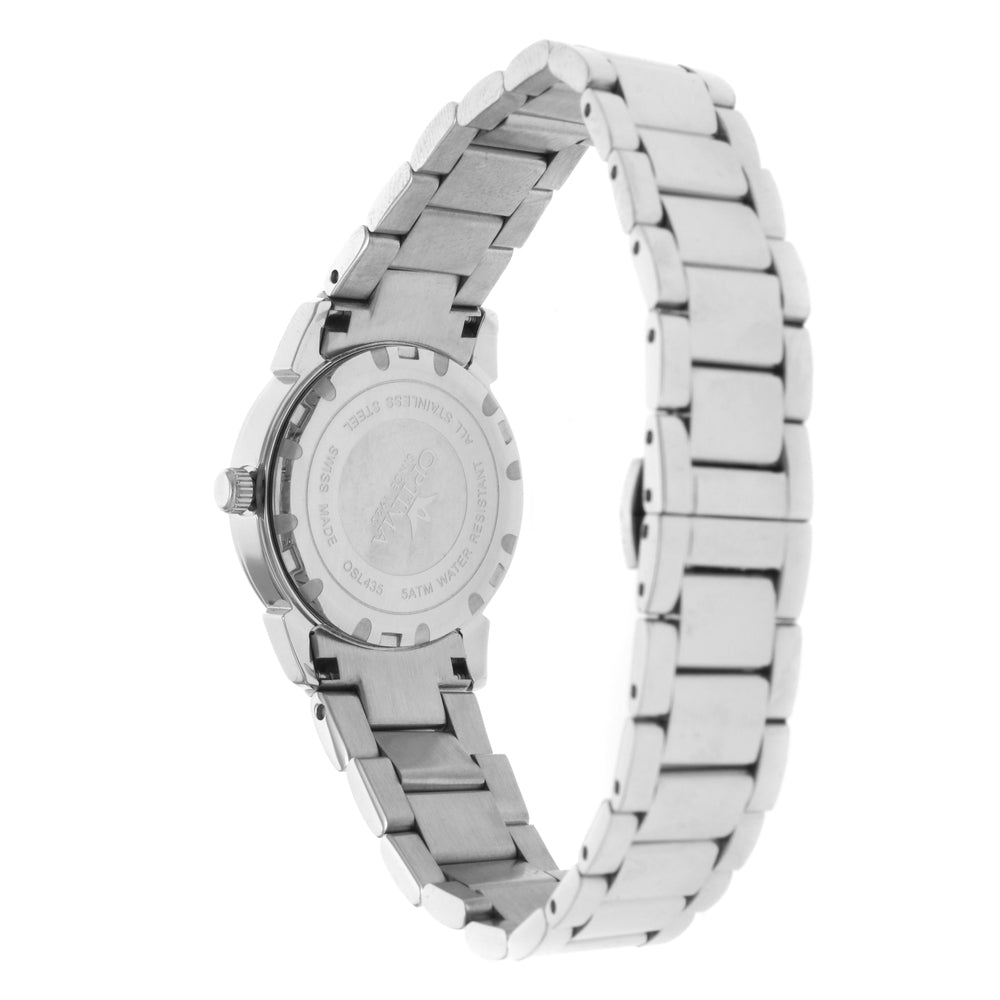 Optima Women's Swiss Quartz Watch with White Dial - OPT-0016