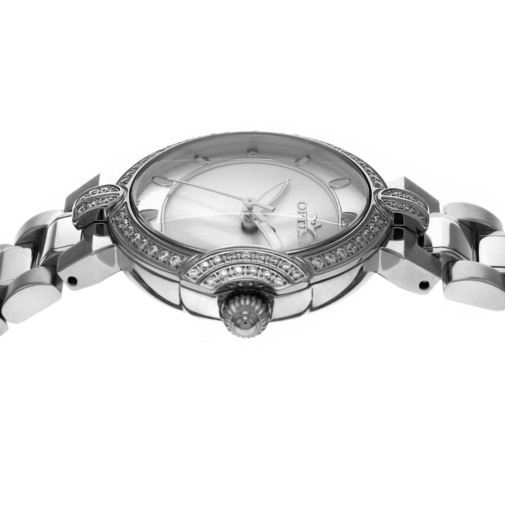 Optima Women's Swiss Quartz Watch with White Dial - OPT-0022