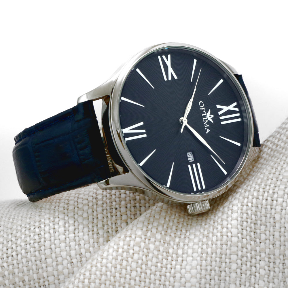 Optima Men's Quartz Watch with Blue Dial - OPT-0134