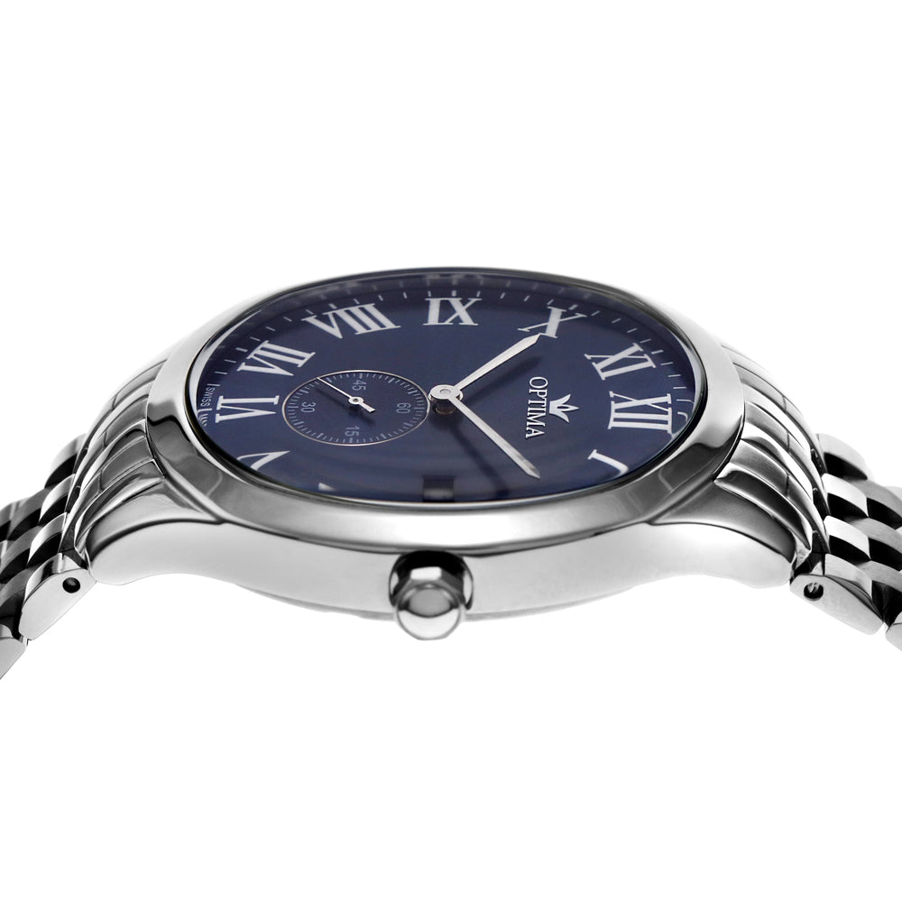 Optima Men's Swiss Quartz Watch with Blue Dial - OPT-0061