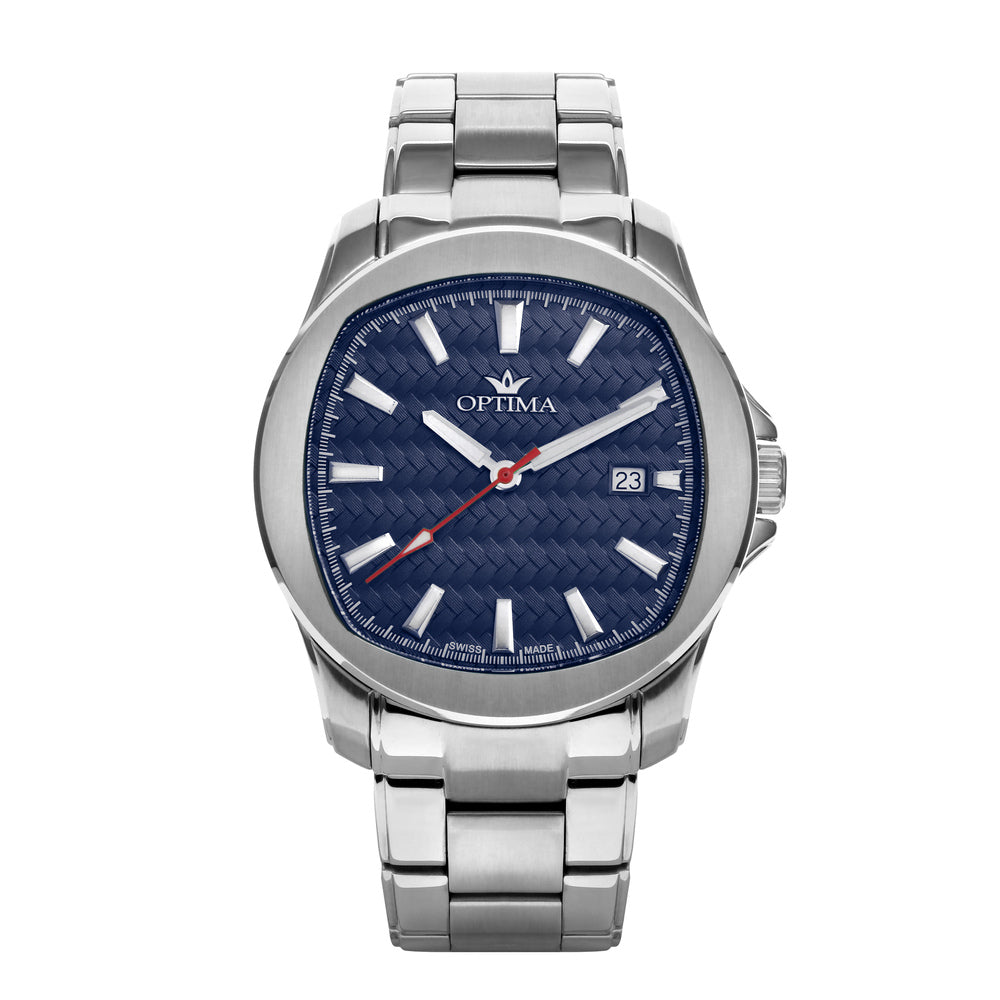 Optima Men's Quartz Watch with Blue Dial - OPT-0119