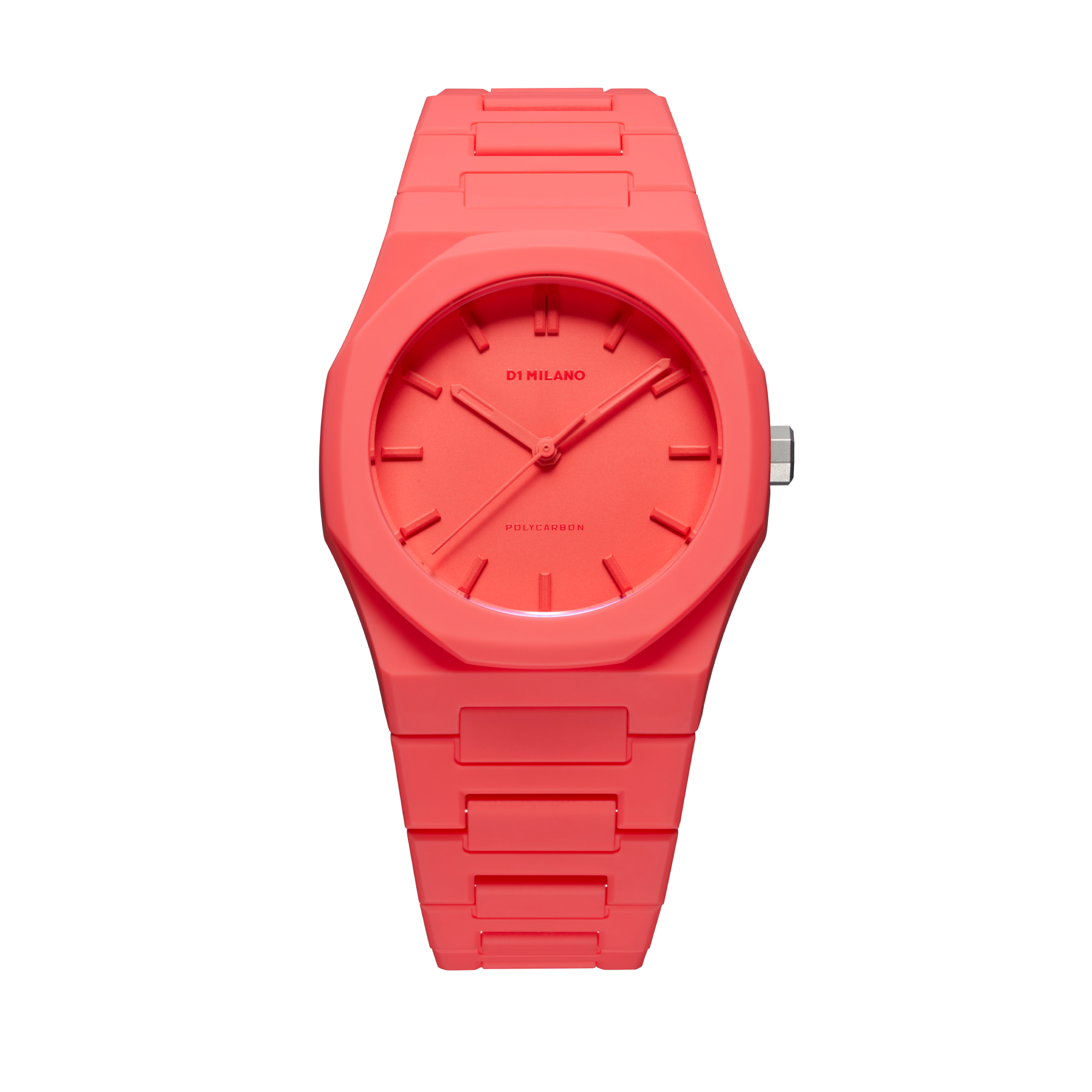 D1 Milano Watch for Men and Women, Quartz Movement, Red Dial - ML-0338