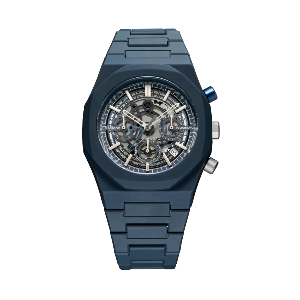 D1 Milano Men's Polychrono Quartz Watch with Grey Dial - ML-0395