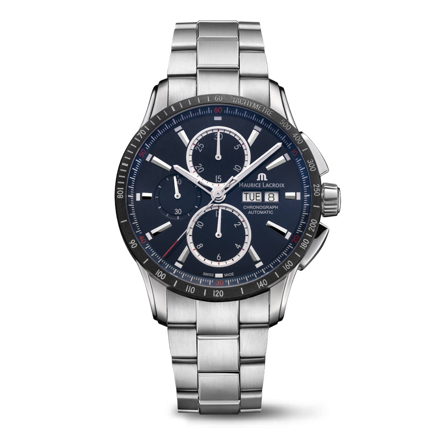 MAURICE LACROIX BLUE DIAL PONTOS S CHRONOGRAPH MLC-0043