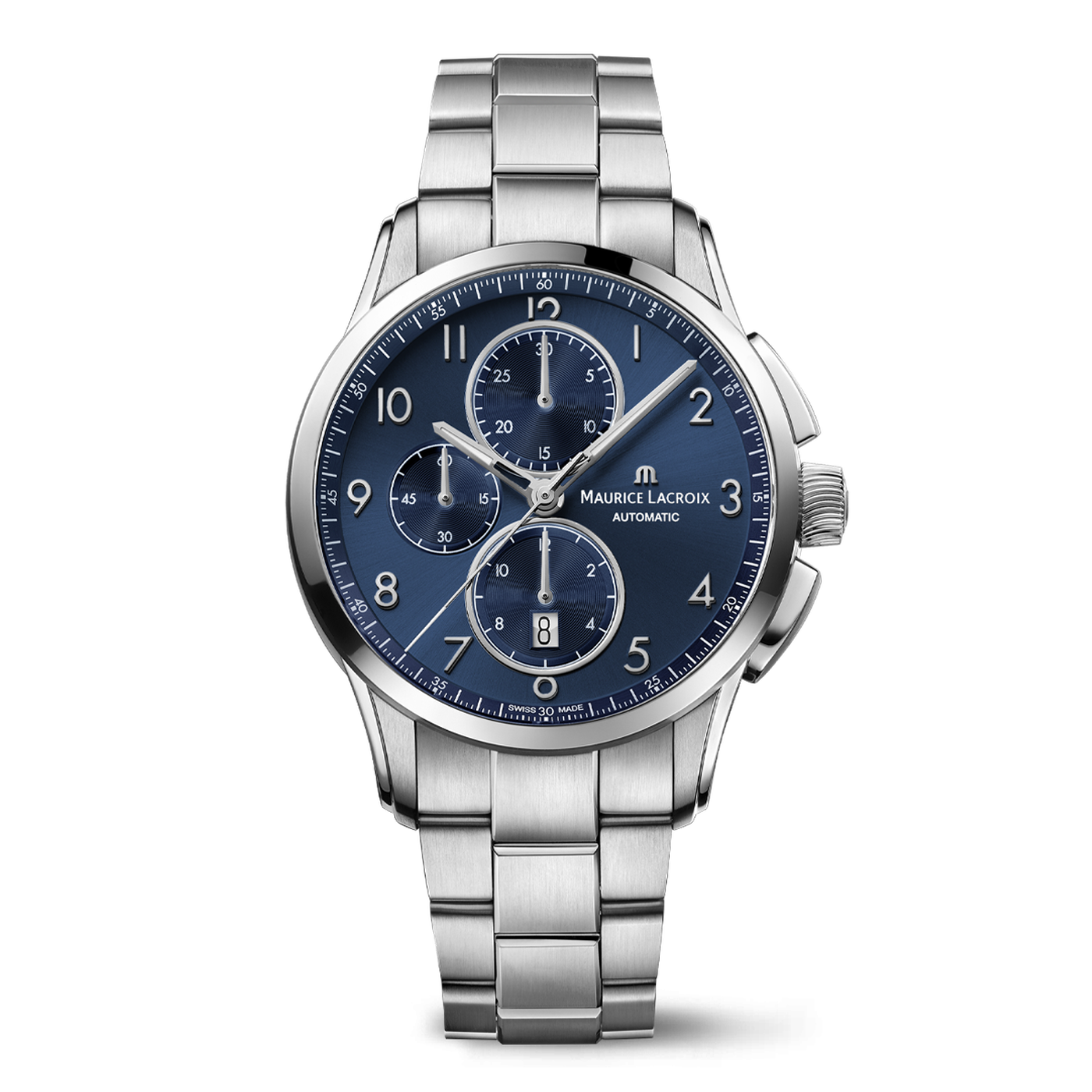 MAURICE LACROIX BLUE DIAL PONTOS CHRONOGRAPH MLC-0047