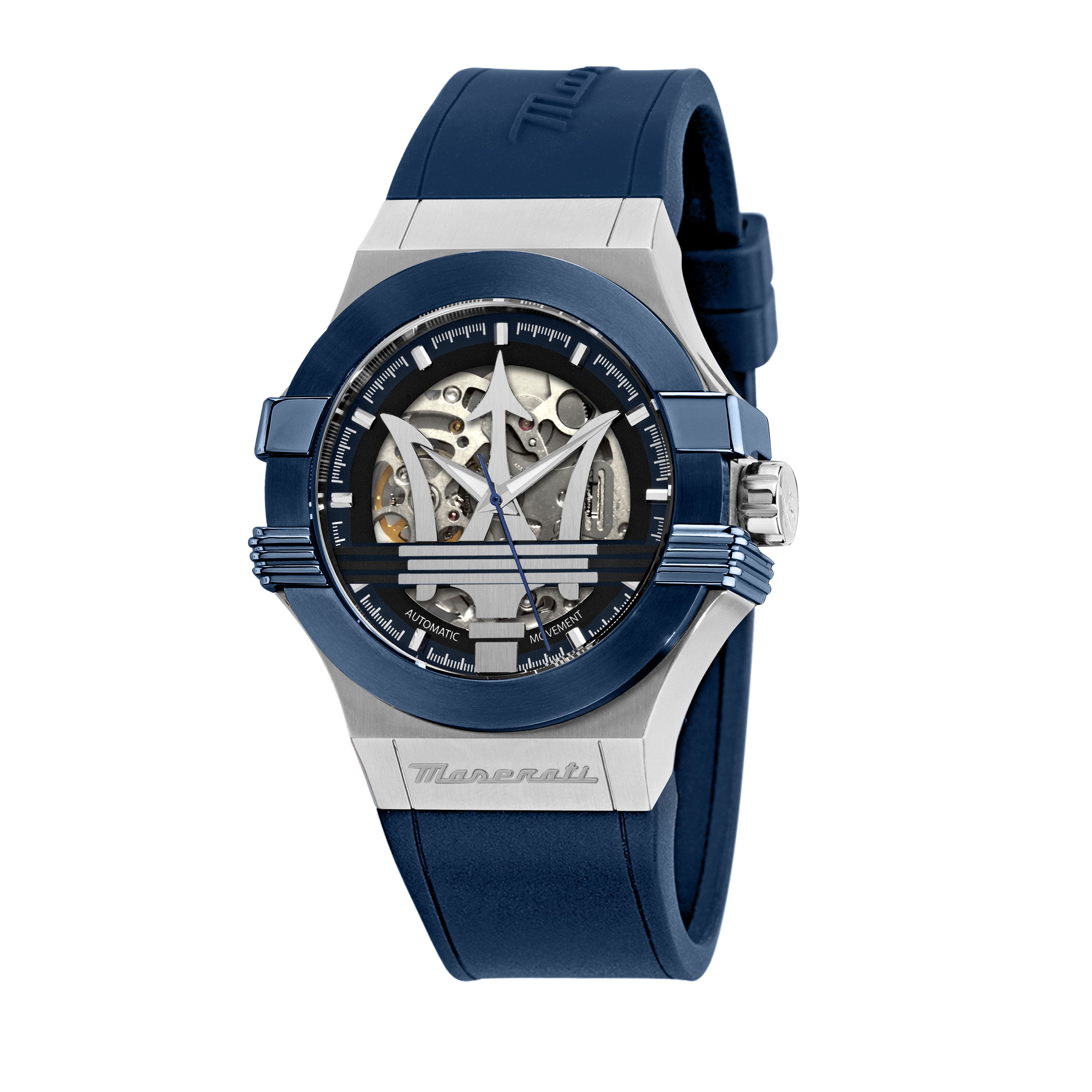 Maserati Men's Automatic Watch Black/Blue Dial - MAS-0001