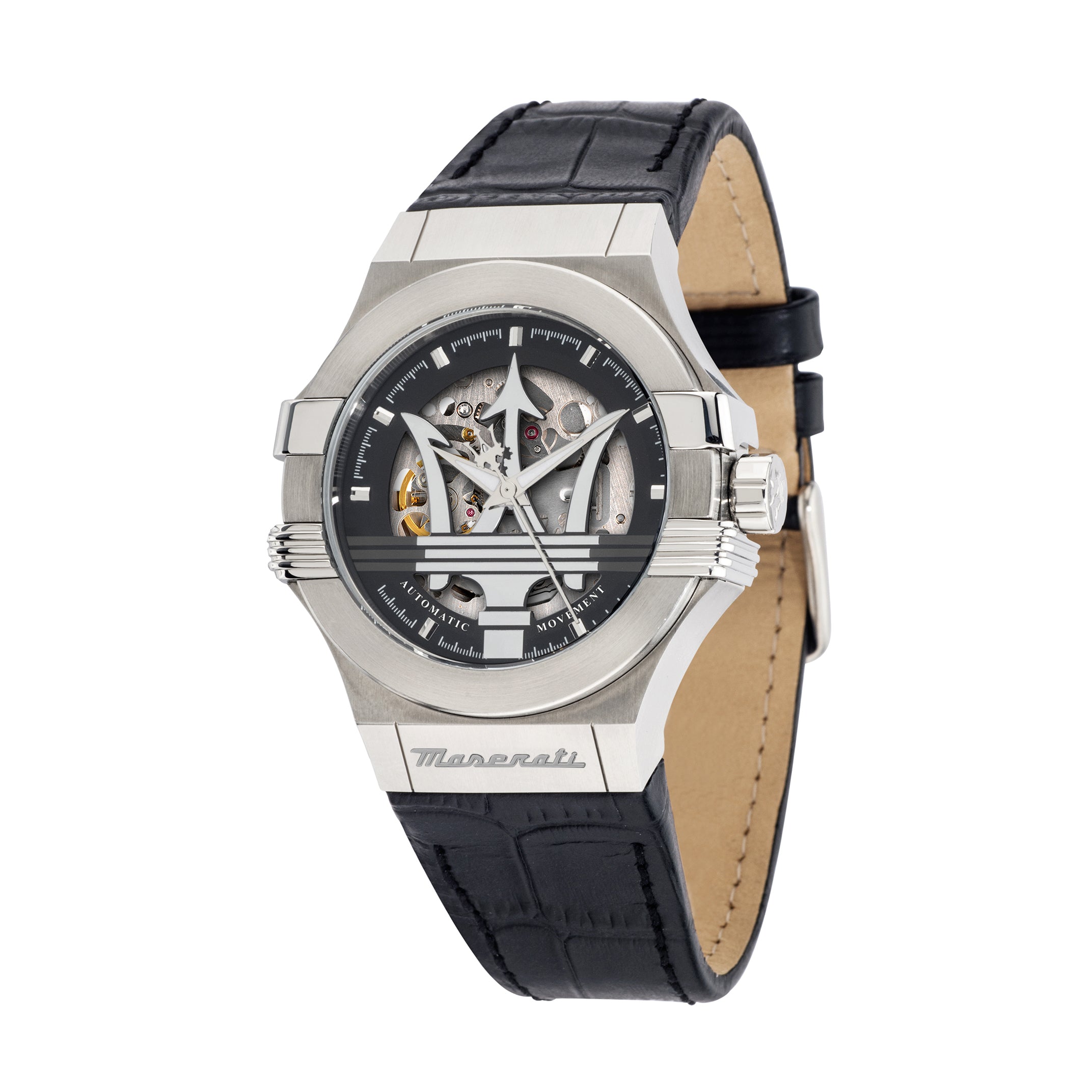 Maserati Men's Automatic Watch with Black Dial - MAS-0003