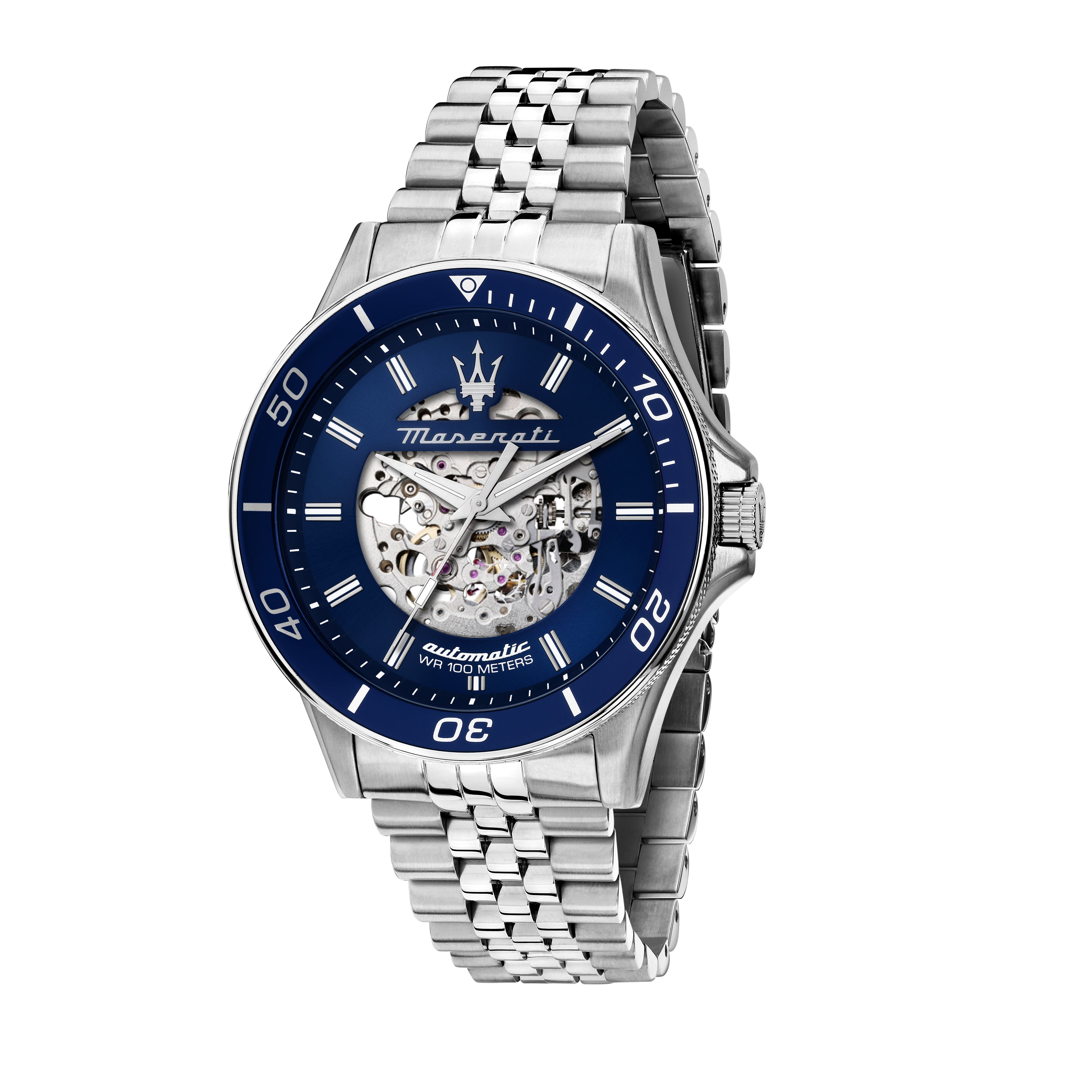 Maserati Men's Automatic Watch with Blue Dial - MAS-0009